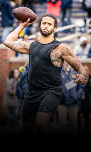 Colin Kaepernick goes through workout with Raiders